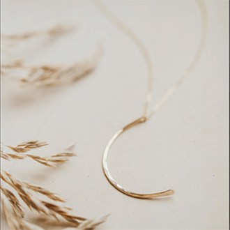 Hello Adorn New Moon Pendant