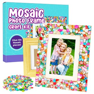 PURPLE LADYBUG DIY Picture Frame Craft Kit for Kids