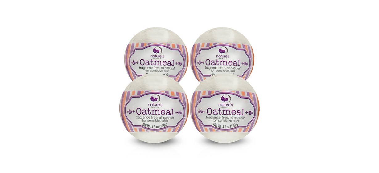 Best Nature’s Beauty Oatmeal Fragrance-Free Bath Bombs