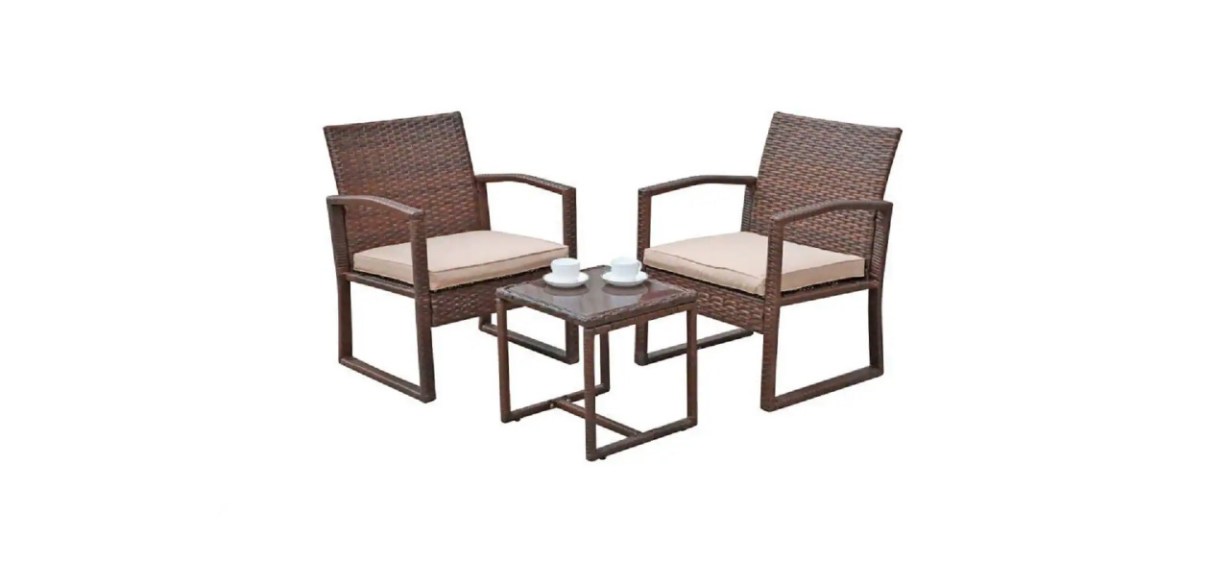 best Orange Casual Patiorama Wicker Patio Furniture Set
