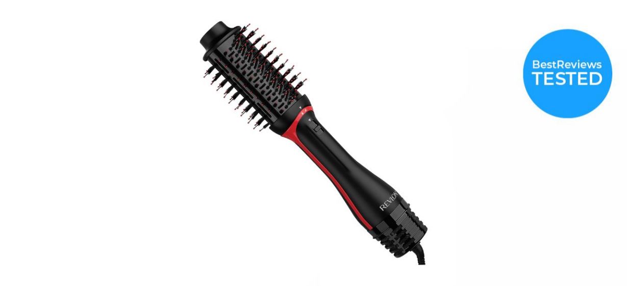 Revlon One-Step Volumizer Plus 2.0 with the text "BestReviews tested" Revlon One-Step Volumizer Plus 2.0 with the text "BestReviews tested"