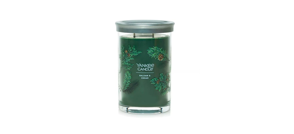 Best Yankee Candle Balsam and Cedar Jar Candle