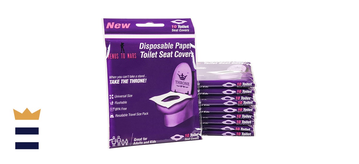 Venus to Mars 100 Disposable Toilet Seat Covers