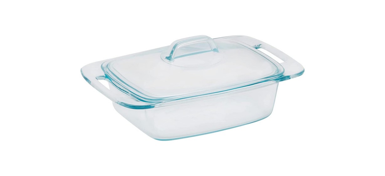 Pyrex Easy Grab 2-Quart Glass Casserole Dish with Lid