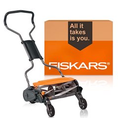 Fiskars 18-Inch StaySharp Max Reel Mower