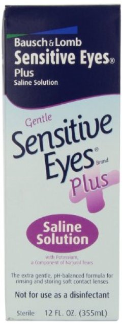 Bausch And Lomb Sensitive Eyes Plus Saline Contact Solution