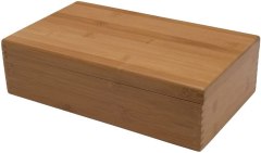 Lipper International Bamboo Wood Tea Box with 8 Compartments