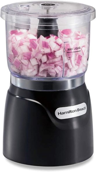 Hamilton Beach Electric Vegetable Chopper &amp; Mini Food Processor