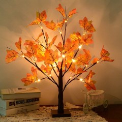 S-Union Artificial Fall Lighted Maple Tree