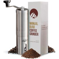 JavaPresse Manual Coffee Grinder with Adjustable Settings