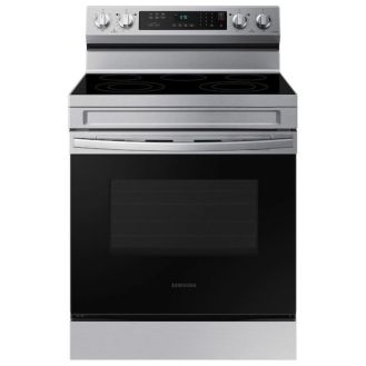 Samsung 6.3 cu. ft. Smart Freestanding Electric Range with No-Preheat Air Fry &amp; Convection