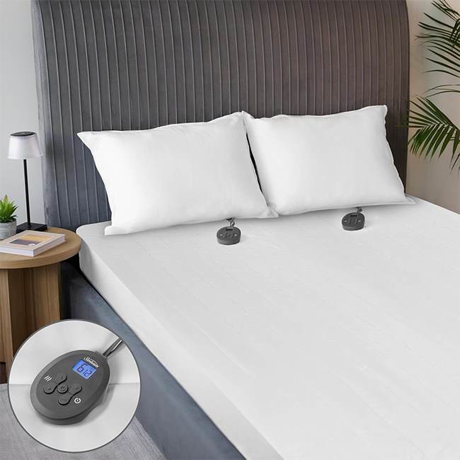 Sunbeam  Restful Quilted Electric Heated Mattress Pad