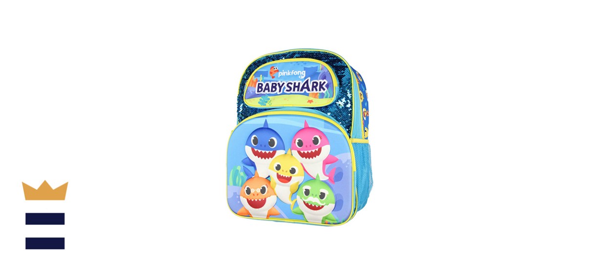 16-Inch 3D Molded Character Design Baby Shark Backpack