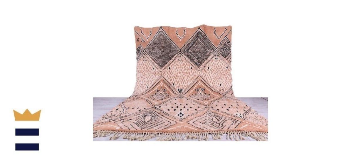 Berber Artisan at Fine Unique Beni Ourain Rug