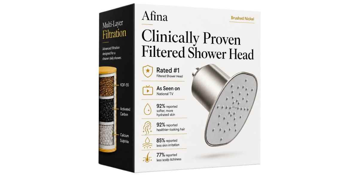 Afina Filtered Shower Head
