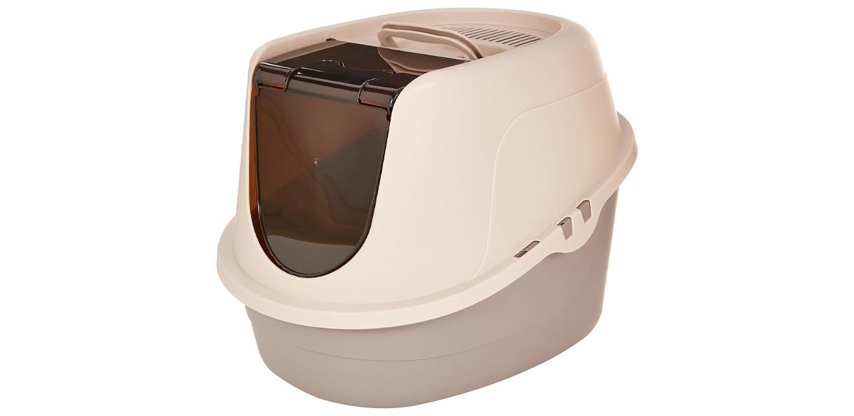  Amazon Basics No-Mess Hooded Cat Litter Box