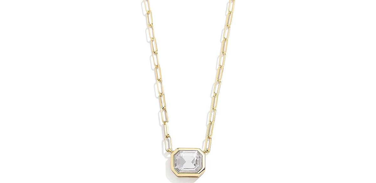 BaubleBar Blythe Birthstone Pendant Necklace
