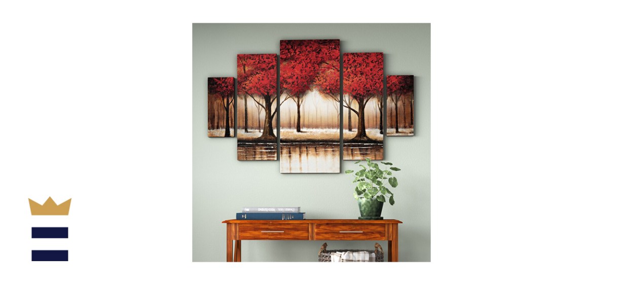 Andover Mills Parade Of Red Trees by Rio