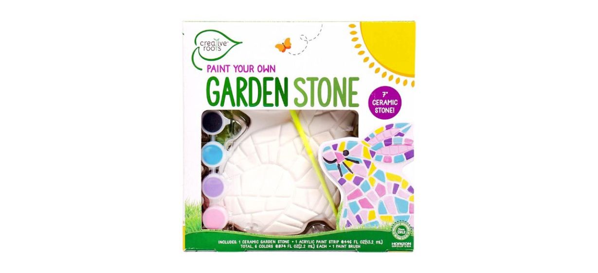 Creative Roots Paint Your Own Bunny Garden Stone Craft