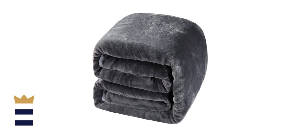 Balichun Lightweight Fleece Bed or Couch Blanket