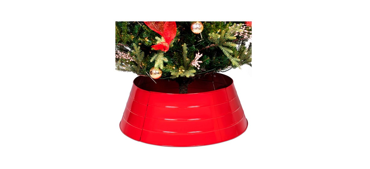 Best Birdrock Home Four-Panel Christmas Tree Collar