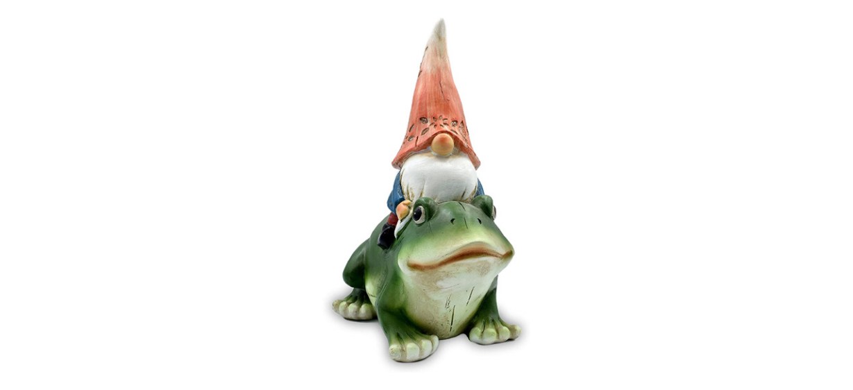 Hazel & Birch Toad-Riding Gnome Hazel & Birch Toad-Riding Gnome
