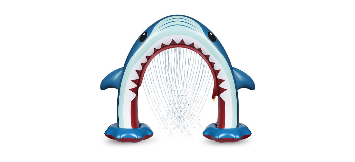 Anpro Giant Inflatable Shark Sprinkler Anpro Giant Inflatable Shark Sprinkler