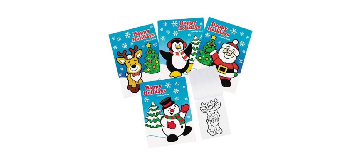 Happy Holidays Coloring Books