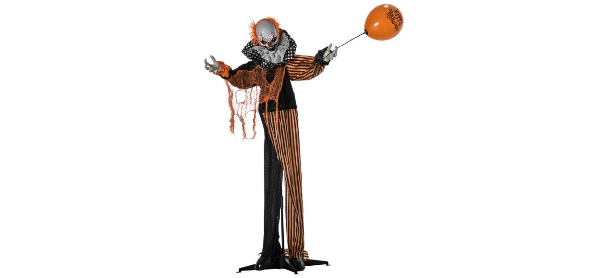 Spooky circus clown Halloween decoration Spooky circus clown Halloween decoration