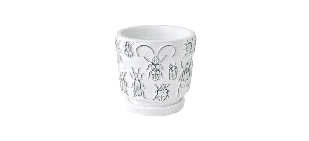 Lockwood Insects Elemental Ceramic Planter