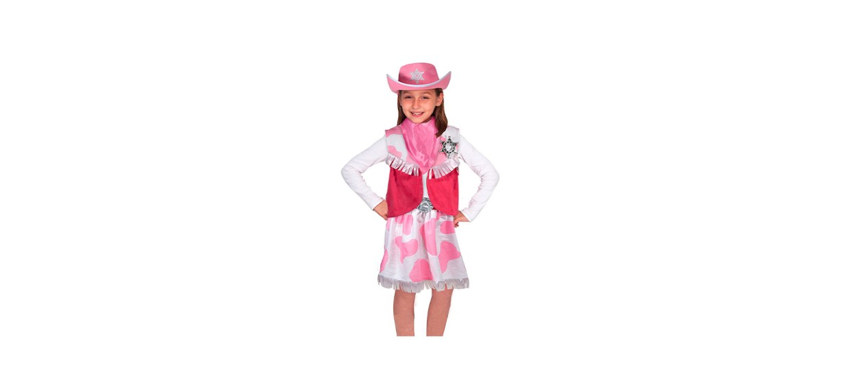 Best Melissa &amp; Doug Cowgirl Role Play Costume
