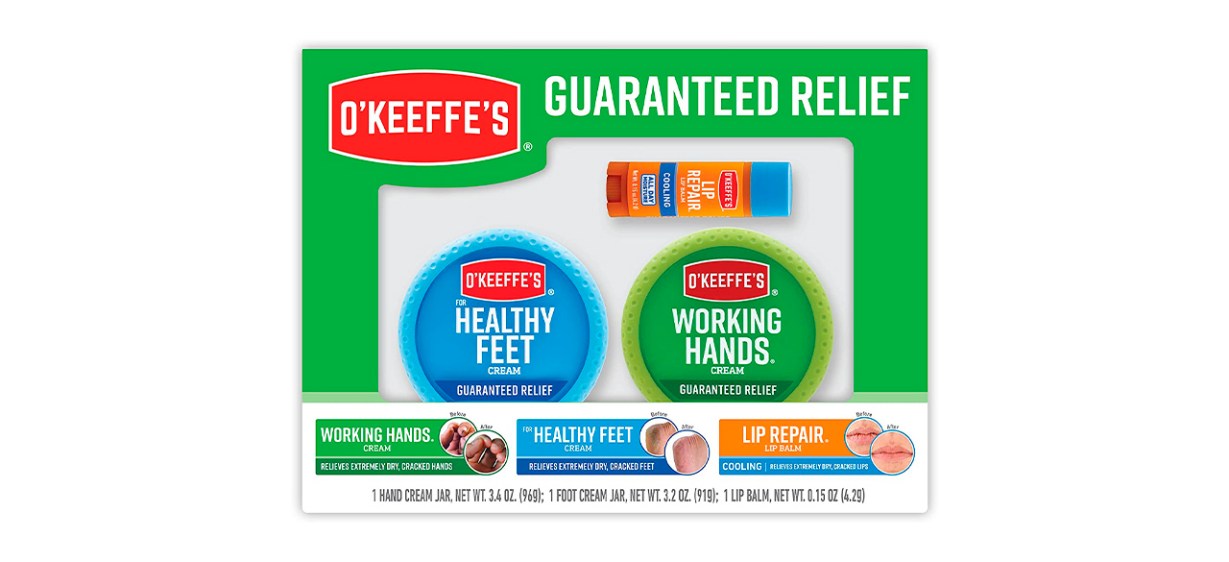 Best O'Keeffe's Lip, Hand and Foot Repair Gift Box