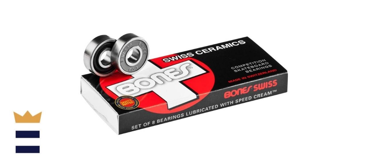 Bone Swiss Ceramic Skateboard Bearings