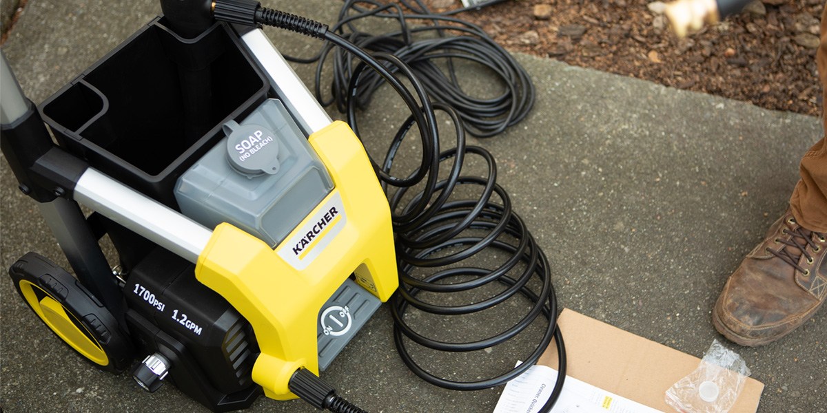 Top view of Kärcher K1700 Pressure Washer