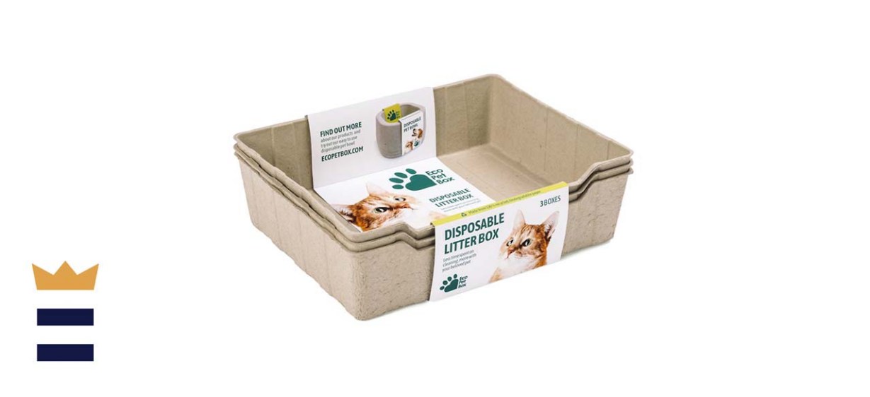 EcoPetBox Disposable Cat Litter Box