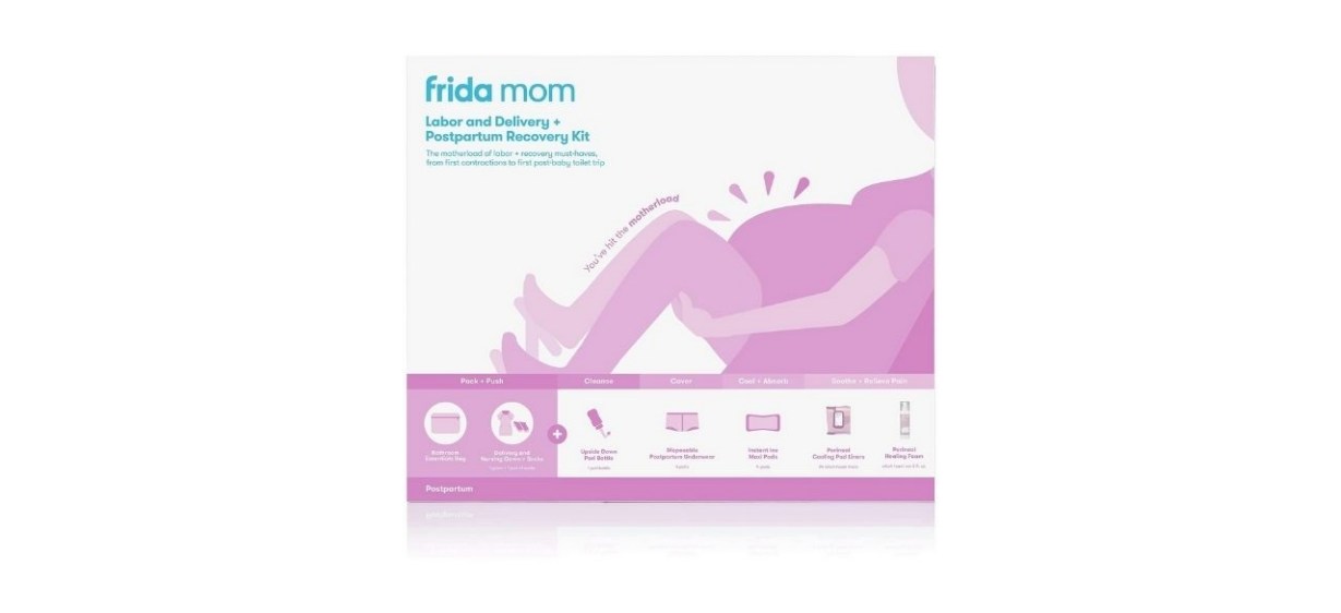 Frida Mom Hospital Bag Labor, Delivery and Postpartum Recovery Kit