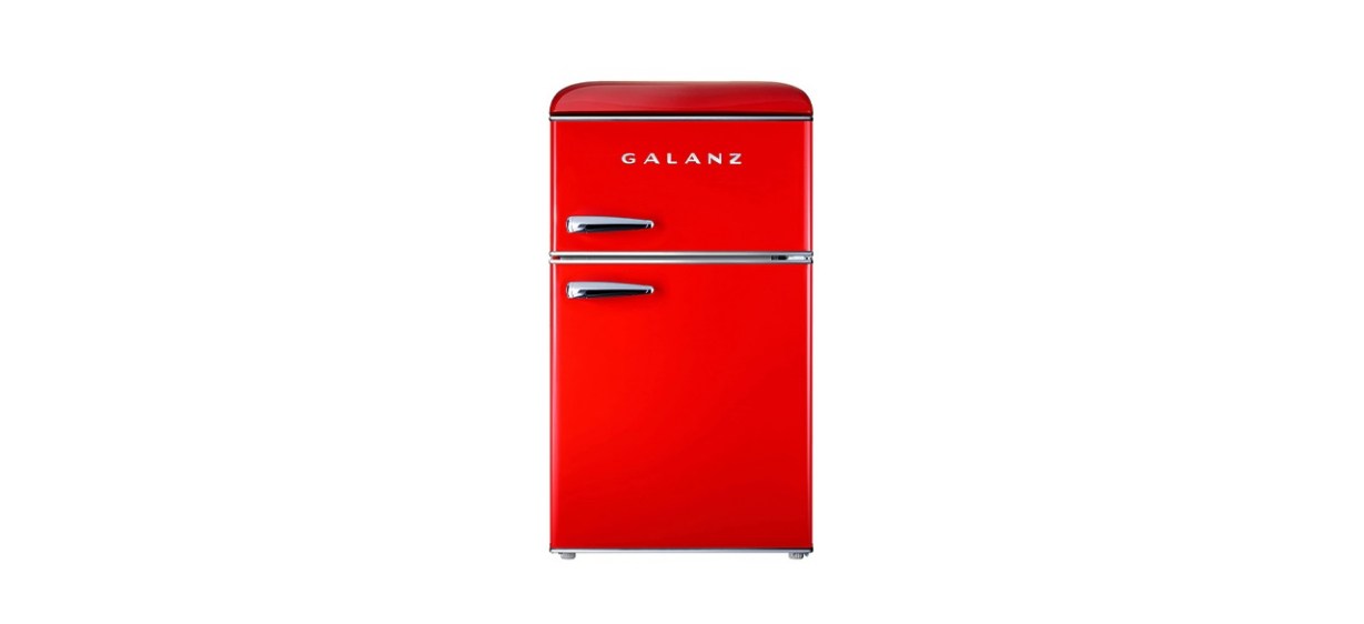 Galanz Mini Fridge with Dual Doors