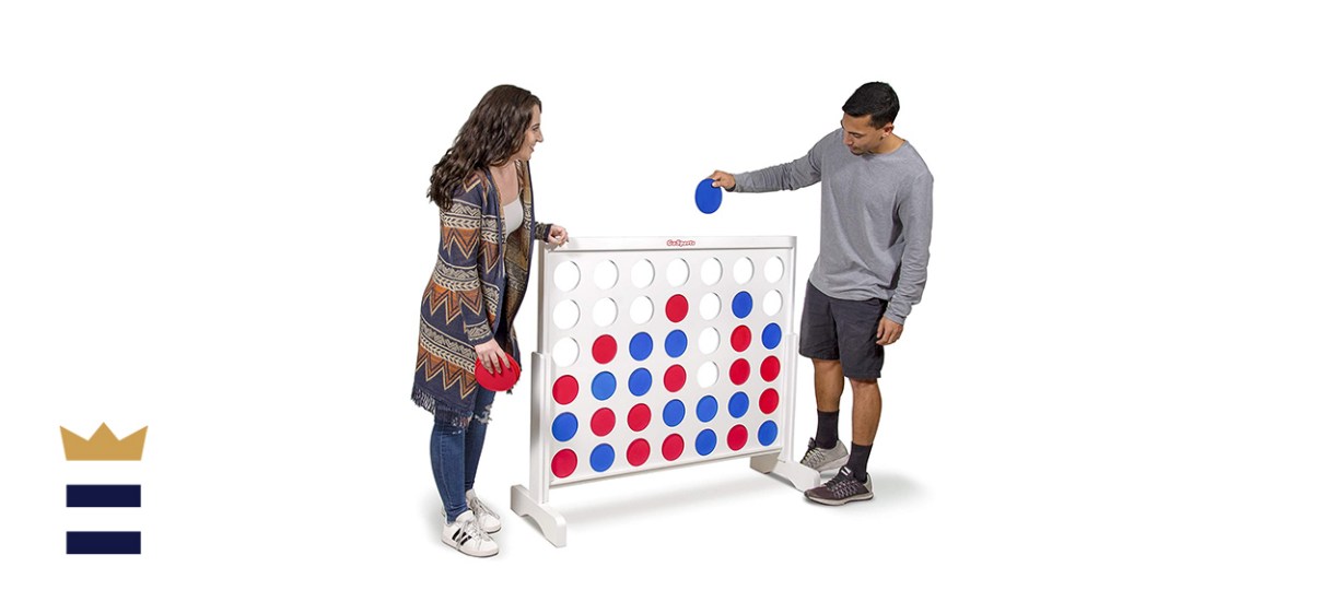 GoSports Giant Wooden 4-in-a-Row Game