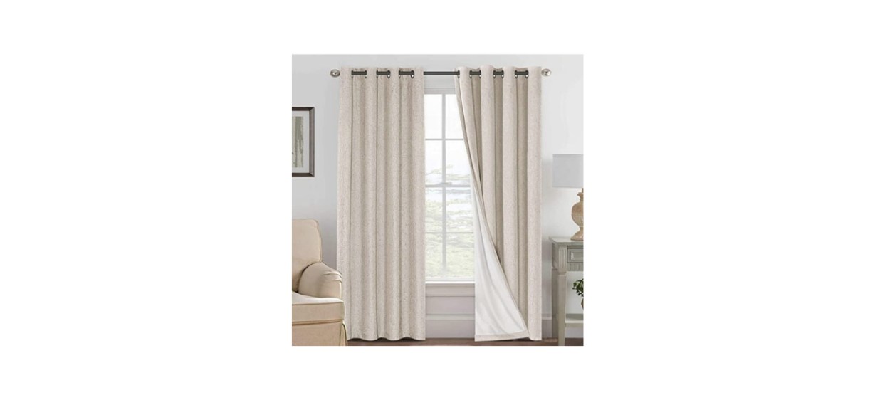 H Versatilex Linen Blackout Curtains