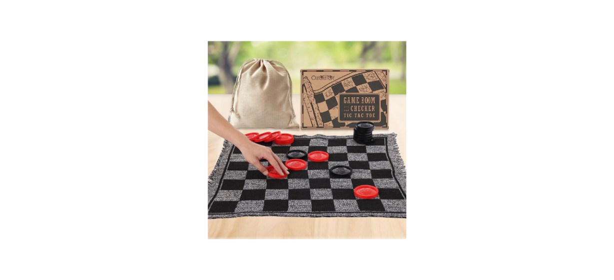OleOletOy Giant Checkers Set