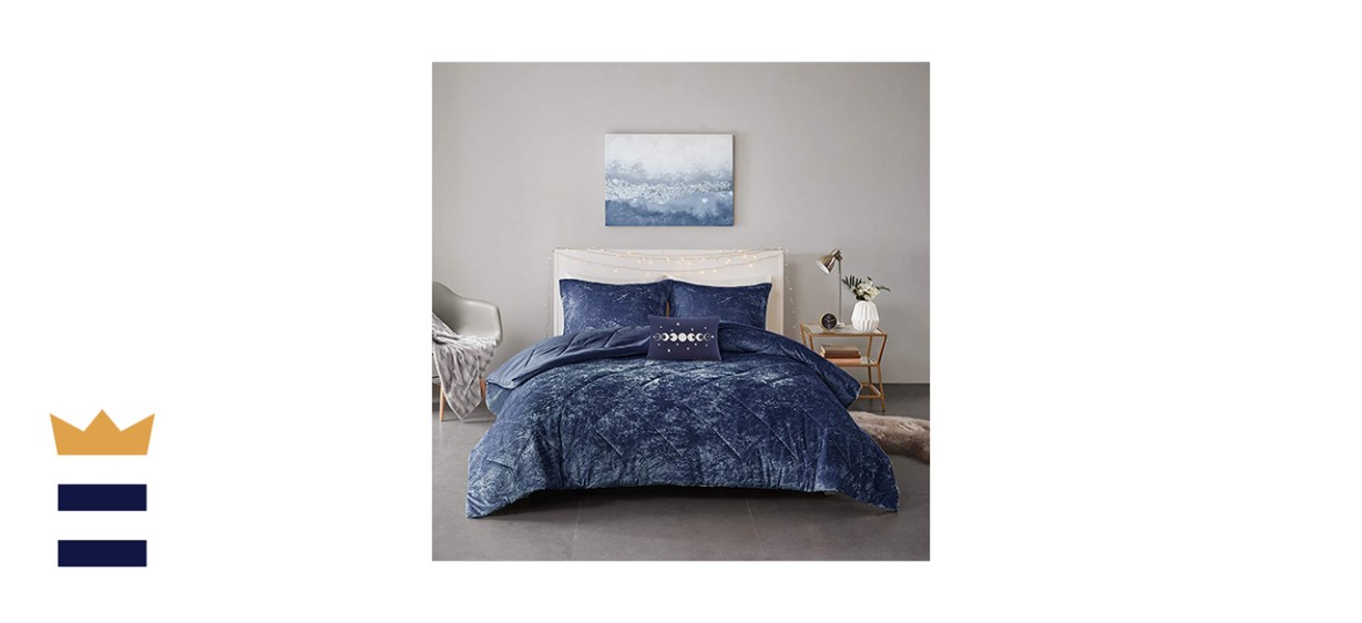 Intelligent Design 3-Piece Velvet Comforter Set