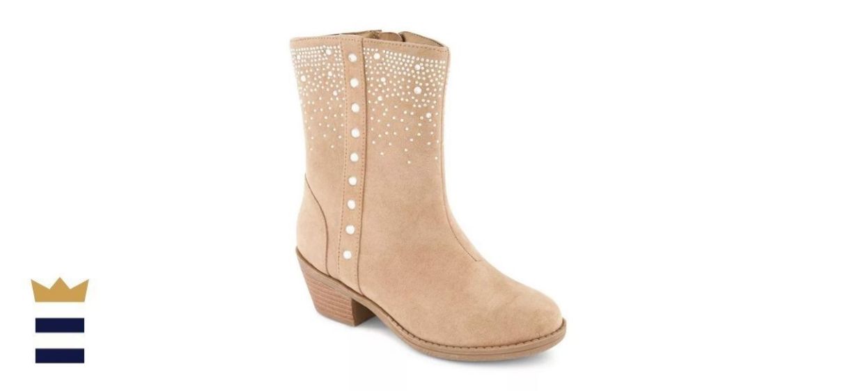 Jessica Simpson Girls Low Boots with Studs and Heels