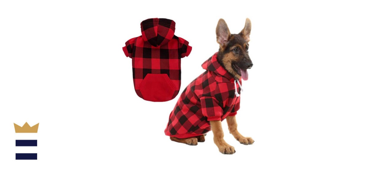 KoolTail Plaid Dog Hoodie