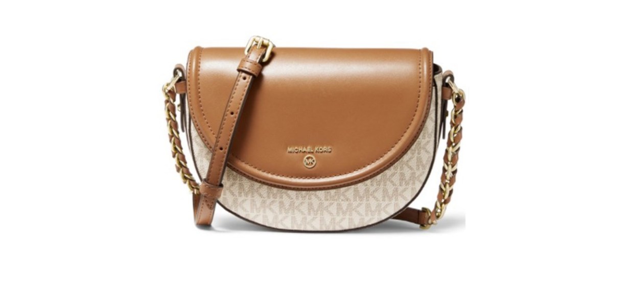 MICHAEL Michael Kors Signature Half Dome Chain Crossbody