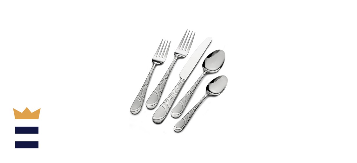 Pfaltzgraff Garland Frost 53-Piece Stainless Steel Flatware