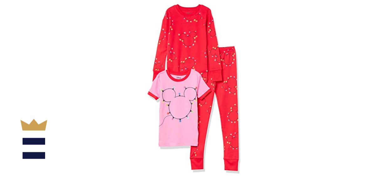 Spotted Zebra Kids Snug-Fit Cotton Pajamas Sleep Set