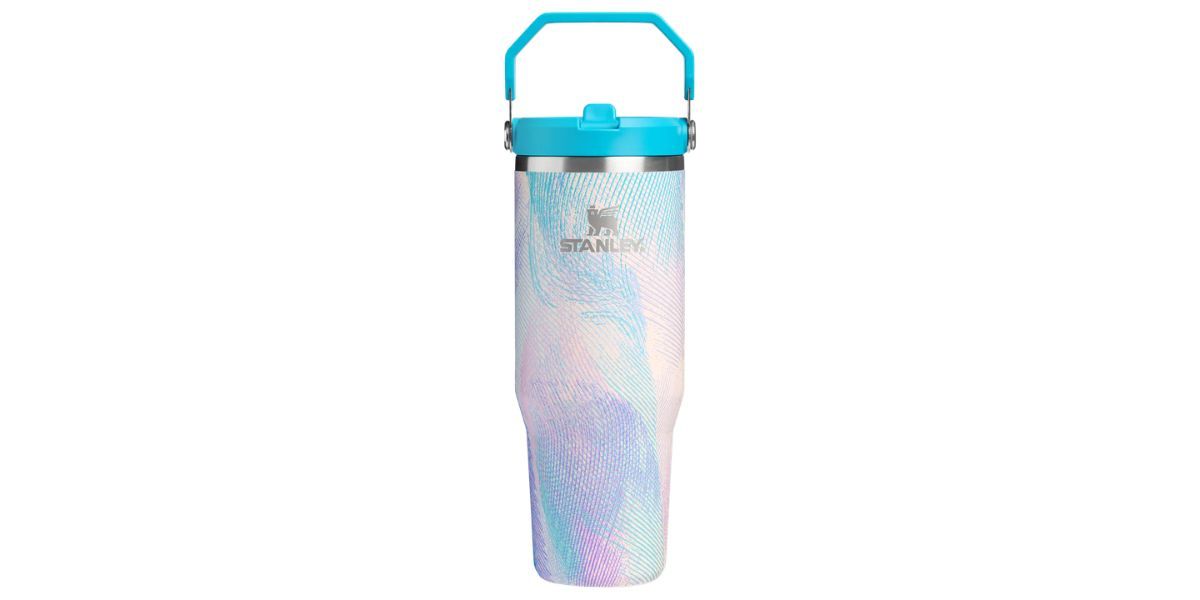 The Ice Flow Flip Straw Tumbler 30 OZ- Sea Glass Plume