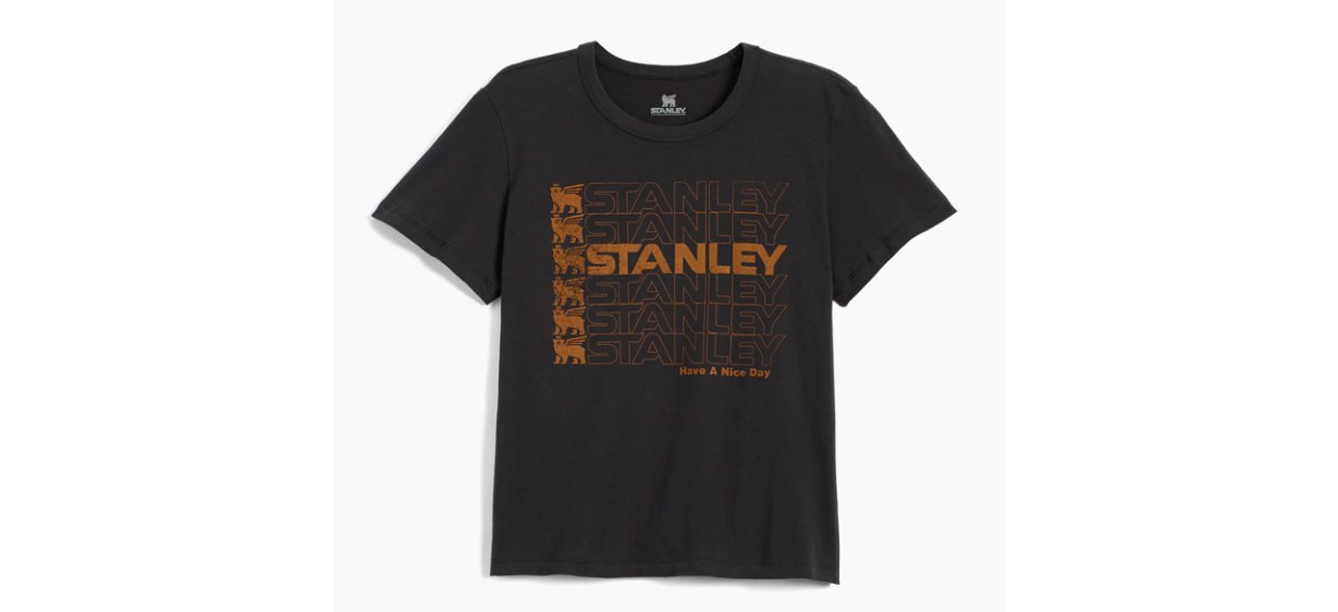 Black Stanley THE NICE DAY WOMEN’S BOXY TEE