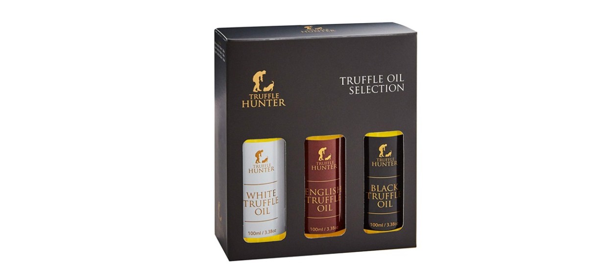 a set of truffle-infused olive oils