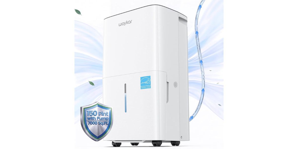 Waykar 7000 Sq. Ft. 150 Pint Dehumidifier 